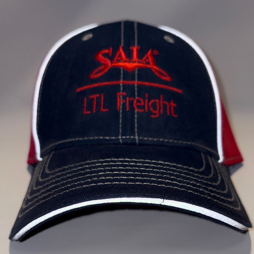 SAIA LTL Freight Black and Red Hat